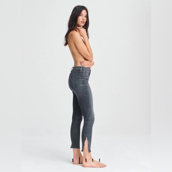 RAG & BONE Cate Mid-Rise Ankle Skinny with Side Zipper in “Abbey Road” - Picture 3 of 14